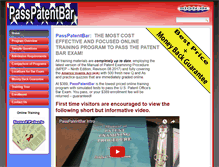 Tablet Screenshot of passpatentbar.com